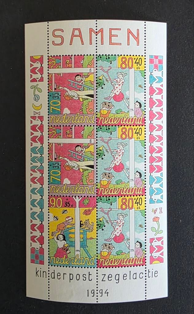 Nederland Kinderpostzegels 1994 - Samen, Ophalen of Verzenden, Na 1940, Postfris