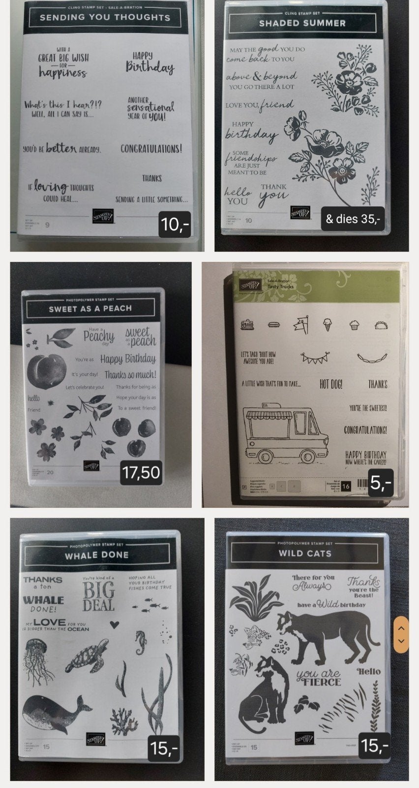Stampin up, Hobby en Vrije tijd, Kaarten | Zelf maken, Ophalen of Verzenden, Overige thema's, Pons of Mal