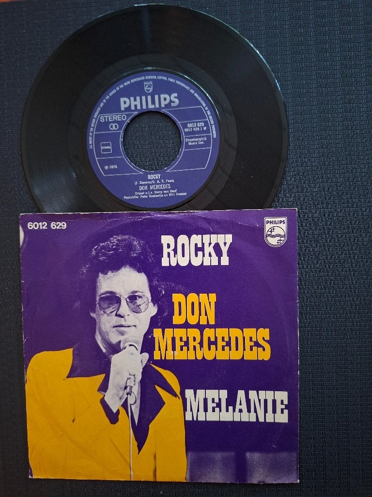 Don Mercedes - Rocky, Ophalen of Verzenden, Gebruikt, 7 inch, Levenslied of Smartlap