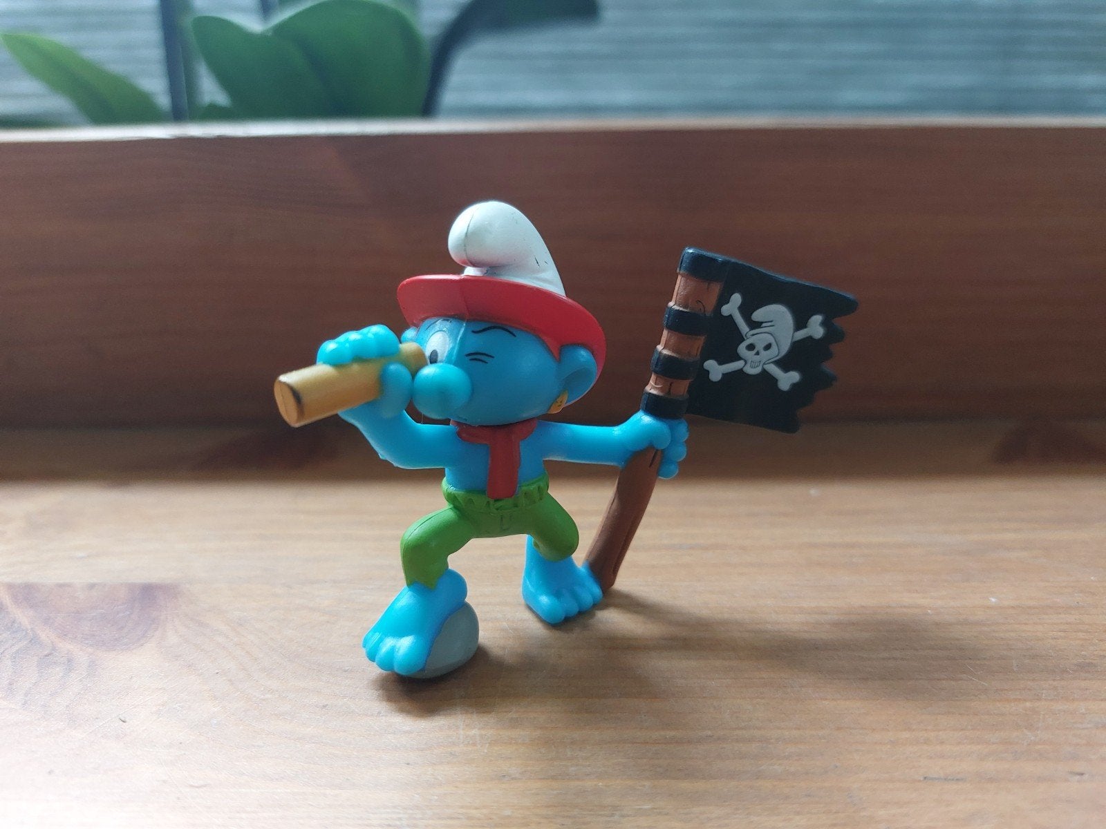 Piraat smurf met vlag De Smurfen, Verzamelen, Smurfen, Ophalen of Verzenden