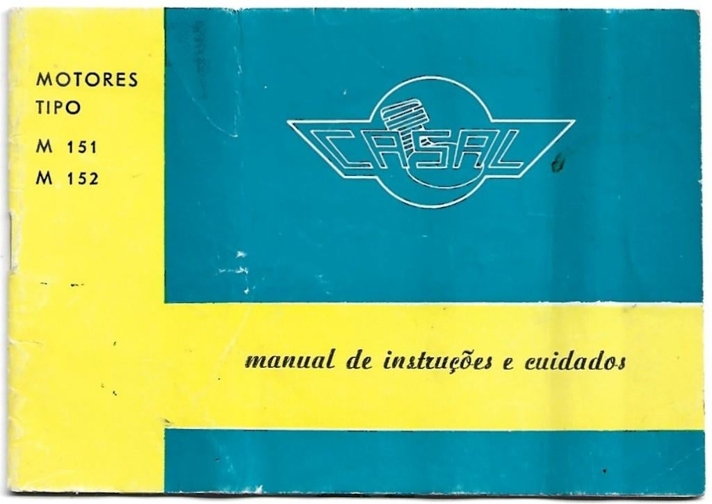 Casal M151 M152 Manual handleiding bromfiets (1291z), Verzenden, Zo goed als nieuw