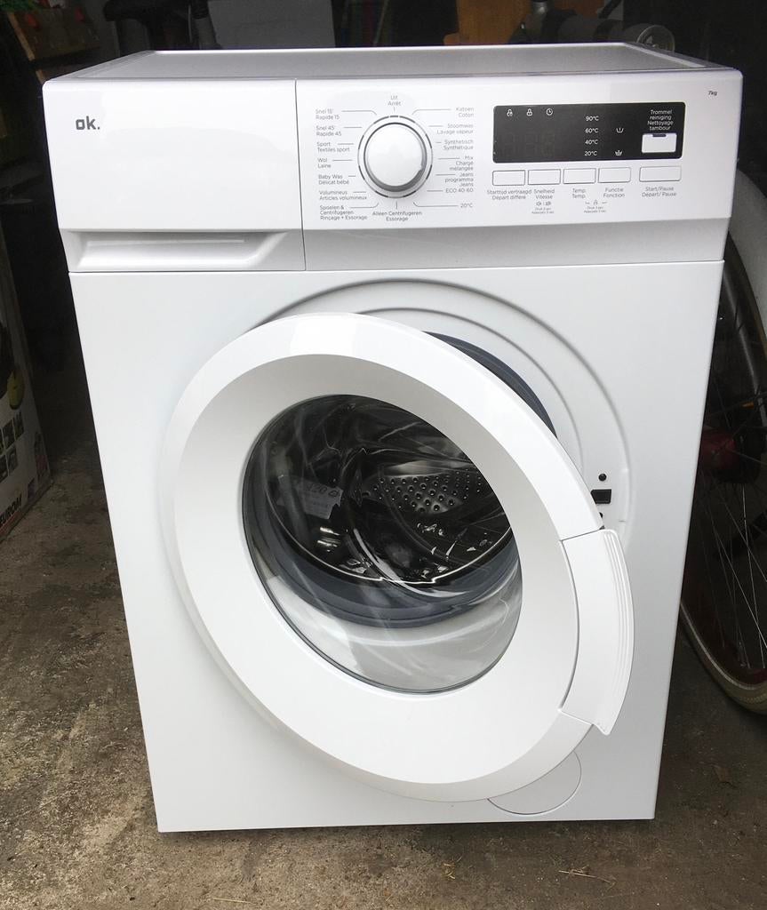 Nieuwe wasmachine, Witgoed en Apparatuur, Ophalen, Nieuw, 85 tot 90 cm, 1200 tot 1600 toeren