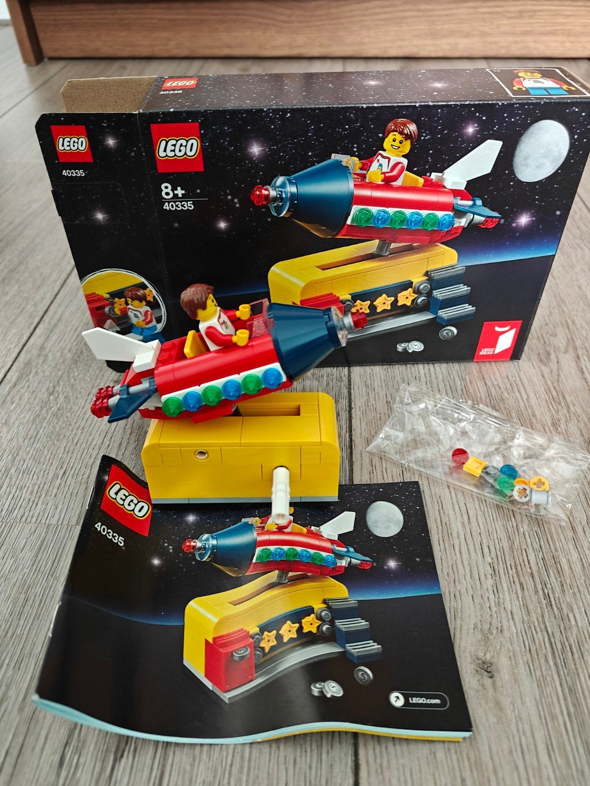 LEGO 40335 Ruimte Raket Rit, Ophalen, Compleet, Lego, Zo goed als nieuw