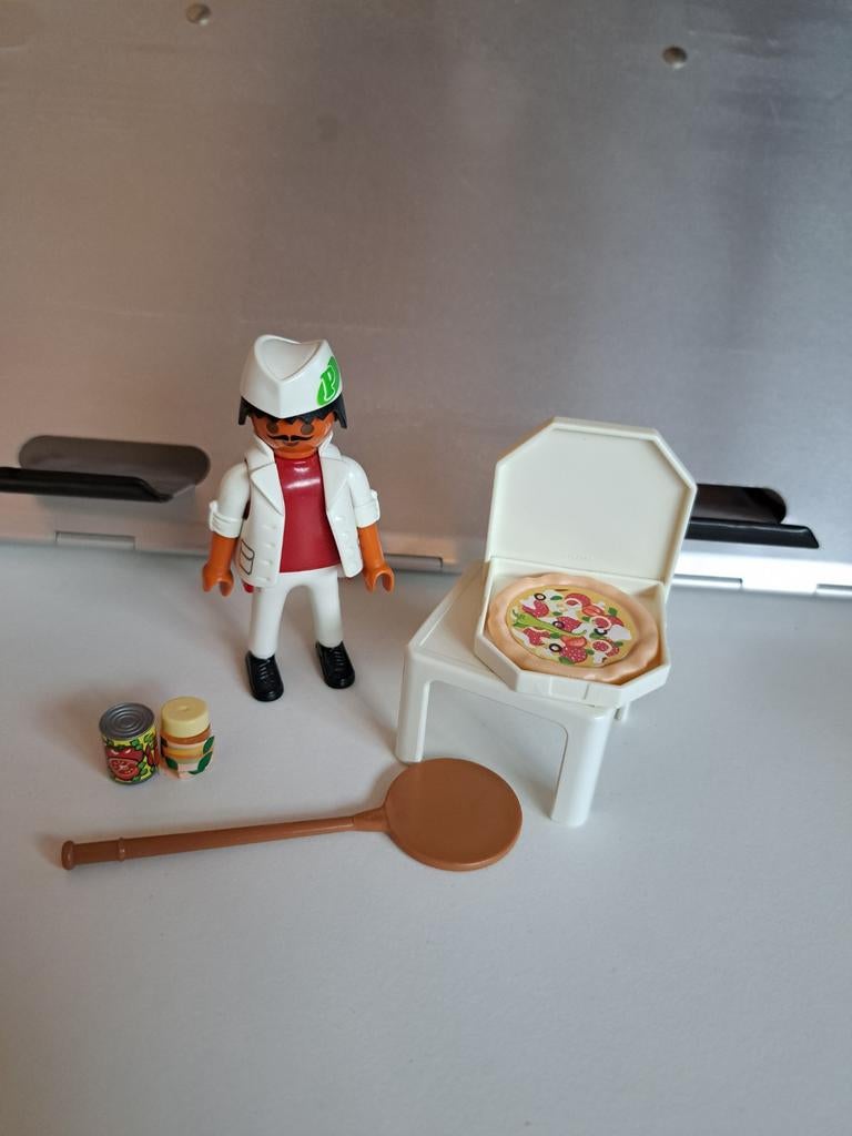 Playmobil pizzabakker met accessoires, Kinderen en Baby's, Speelgoed | Playmobil, Ophalen of Verzenden, Gebruikt