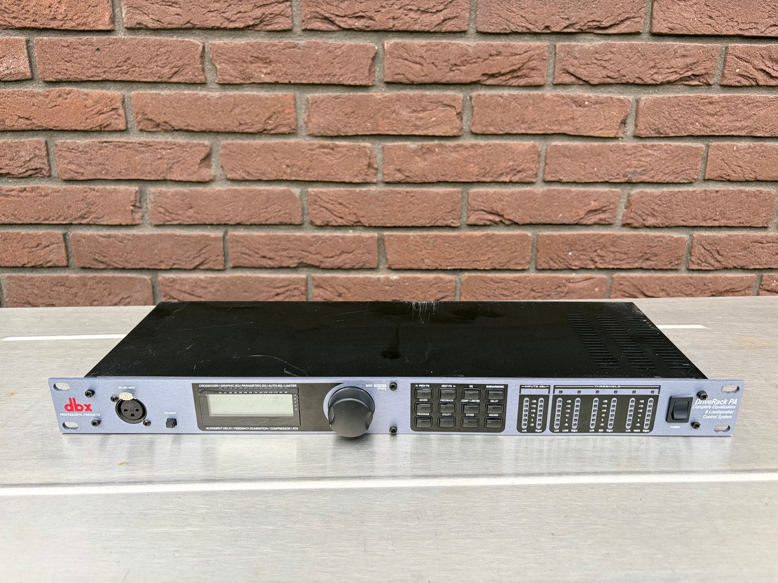 Dbx Driverack PA Processor - Geluidsprocessor, Ophalen of Verzenden, Gebruikt, Minder dan 5 kanalen, Microfooningang