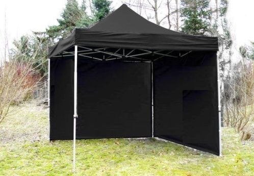 Profi Zwarte Easy Up Vouwpaviljoen 3x3 Black-Edition!, Opvouwbaar, Partytent, Nieuw, Minder dan 5 meter