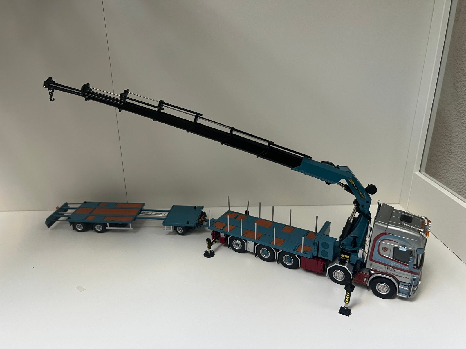 Brouwer Zwaar en Speciaal Transport B.V., Hobby en Vrije tijd, Modelauto's | 1:50, Ophalen of Verzenden, Bus of Vrachtwagen, Wsi