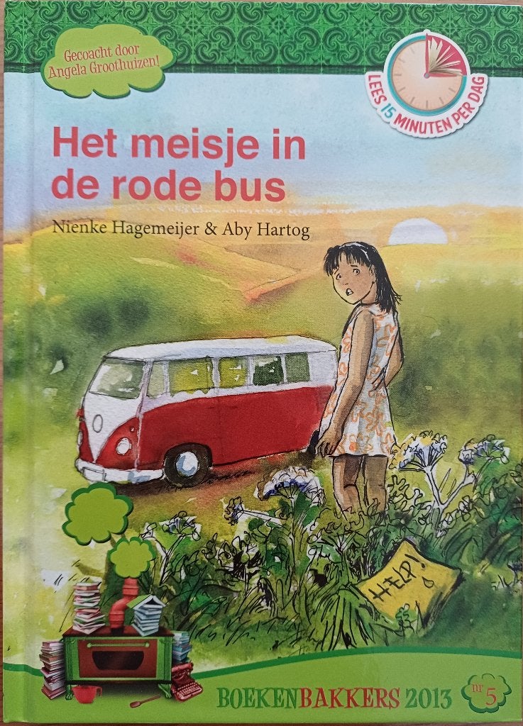 Het meisje in de rode bus - Nienke Hagemeijer & Aby Hartog, Boeken, Aby Hartog, Ophalen of Verzenden, Zo goed als nieuw, Fictie