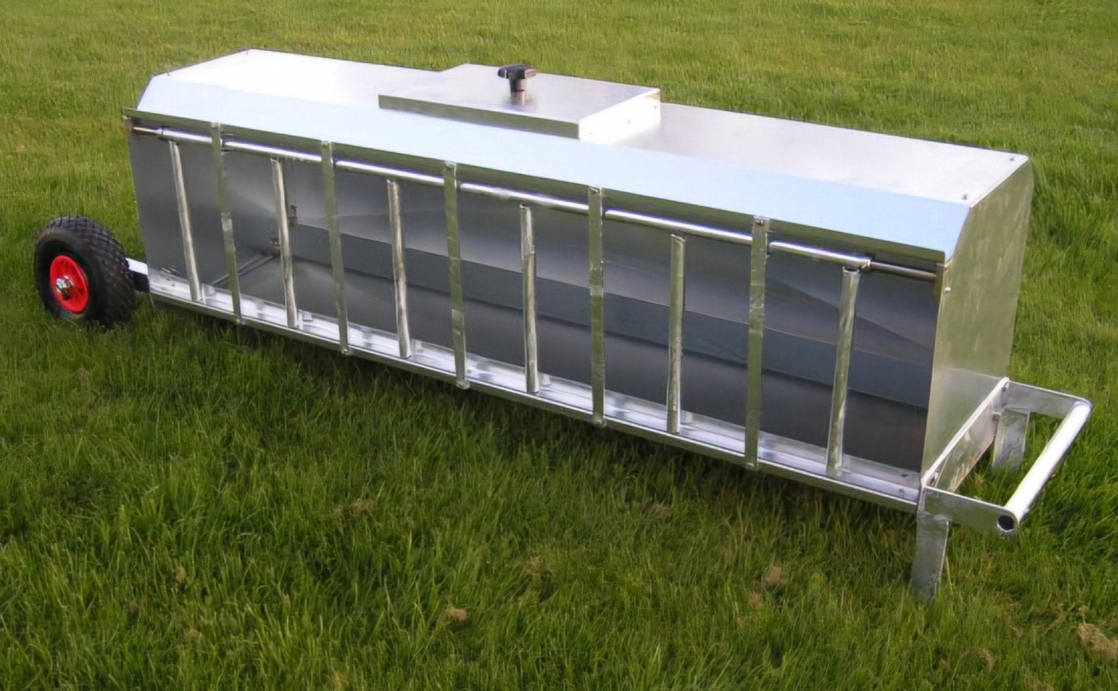 Lammeren voerautomaat / creepfeeder., Ophalen