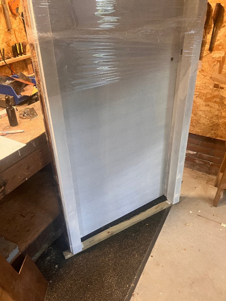 Binnendeur met kozijn, Ophalen, Gebruikt, 80 tot 100 cm, Binnendeur