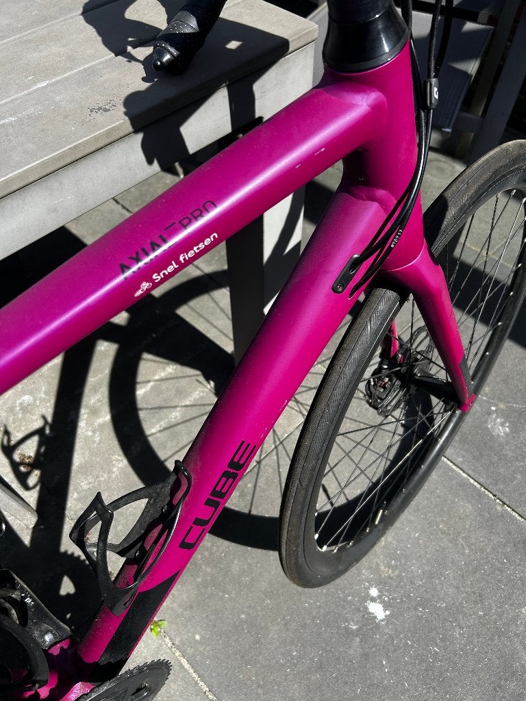 Cube Axial Pro racefiets maat 56 - Zo goed als nieuw, 28 inch, Dames, Meer dan 20 versnellingen, Schijfrem