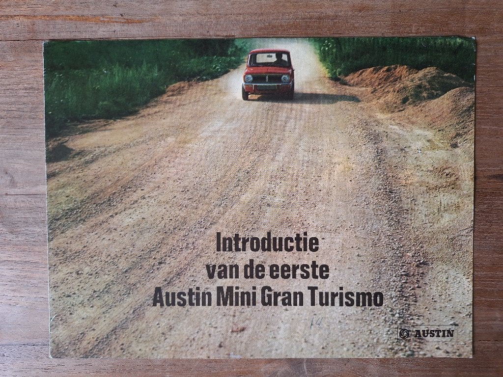 Austin Mini 1275GT brochure uit 1969, Ophalen of Verzenden, Gelezen, Overige merken