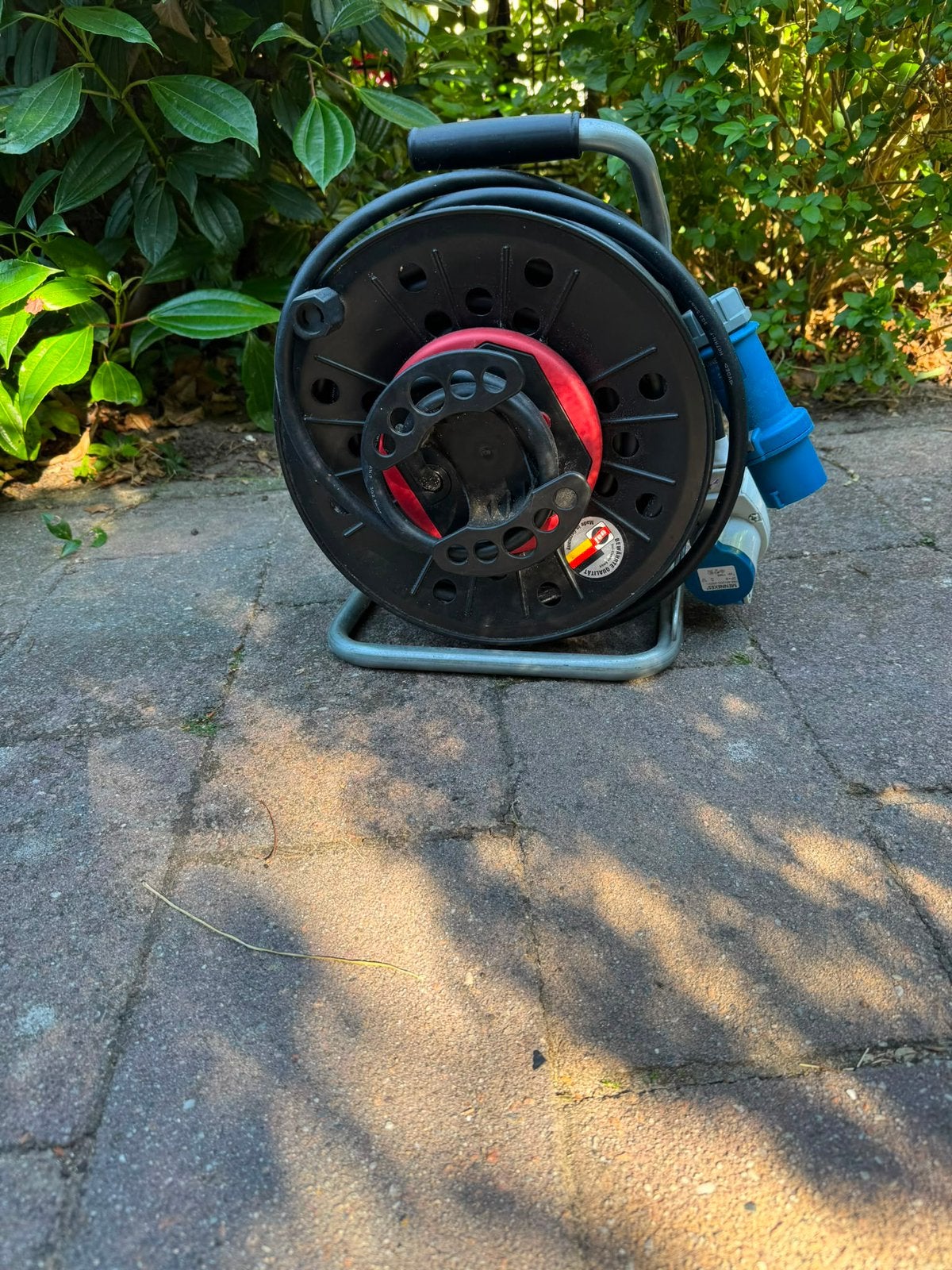 Industriële Kabelhaspel H07RN-F 3G2.5 25M - IP44 Outdoor, Ophalen, Zo goed als nieuw
