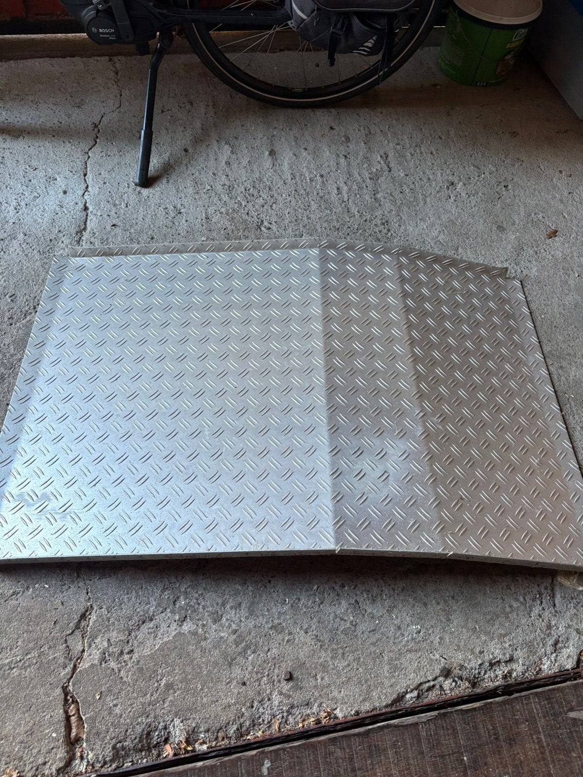 Traanplaat / oprijplaat, Ophalen, Gebruikt, 100 tot 250 mm, Overige typen