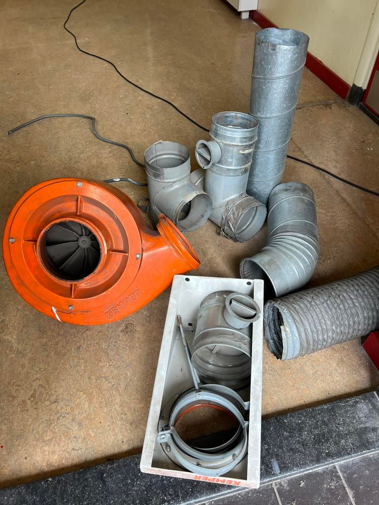 Lasrook afzuigmotor met toebehoren, Ophalen, Gebruikt, Minder dan 150 ampère, Overige typen