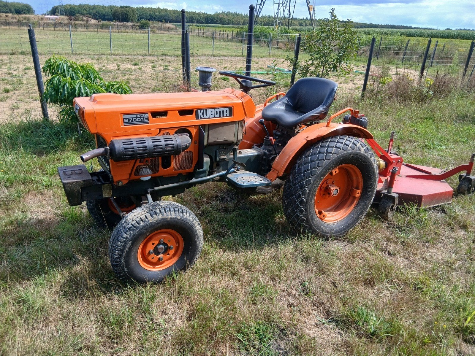 Kubota 7001E met bloter, Ophalen, 50 cm of meer, Versnellingen