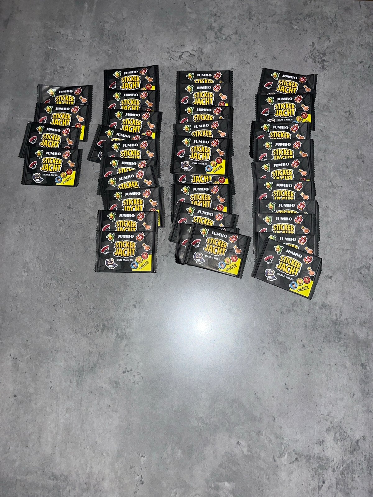 34 Jumbo Sticker Jacht stickers - Nieuw en ongebruikt, Verzamelen, Ophalen of Verzenden, Nieuw, Winkel of Supermarkt