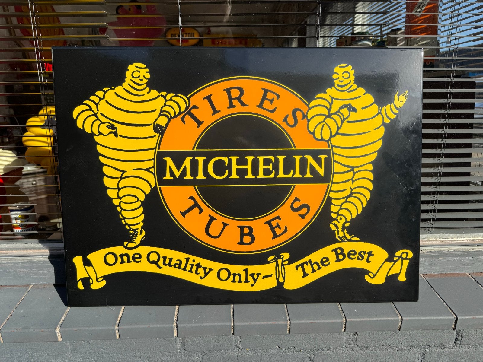 Michelin Emaille Reclamebord - Limited Edition, Reclamebord, Gebruikt, ., Ophalen of Verzenden
