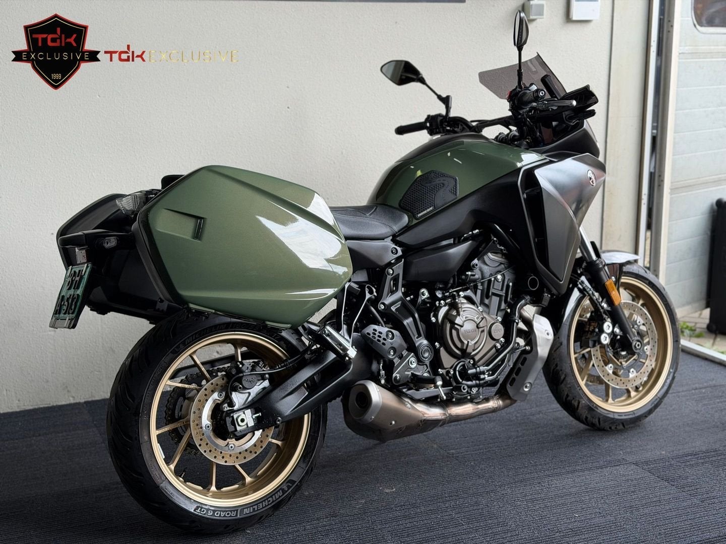 YAMAHA TRACER 7 GT ABS 35KW A2 ARMY GREEN MT07 TRACER 700, 2 cilinders, Bedrijf, Toermotor, Minimaal motorrijbewijs A2
