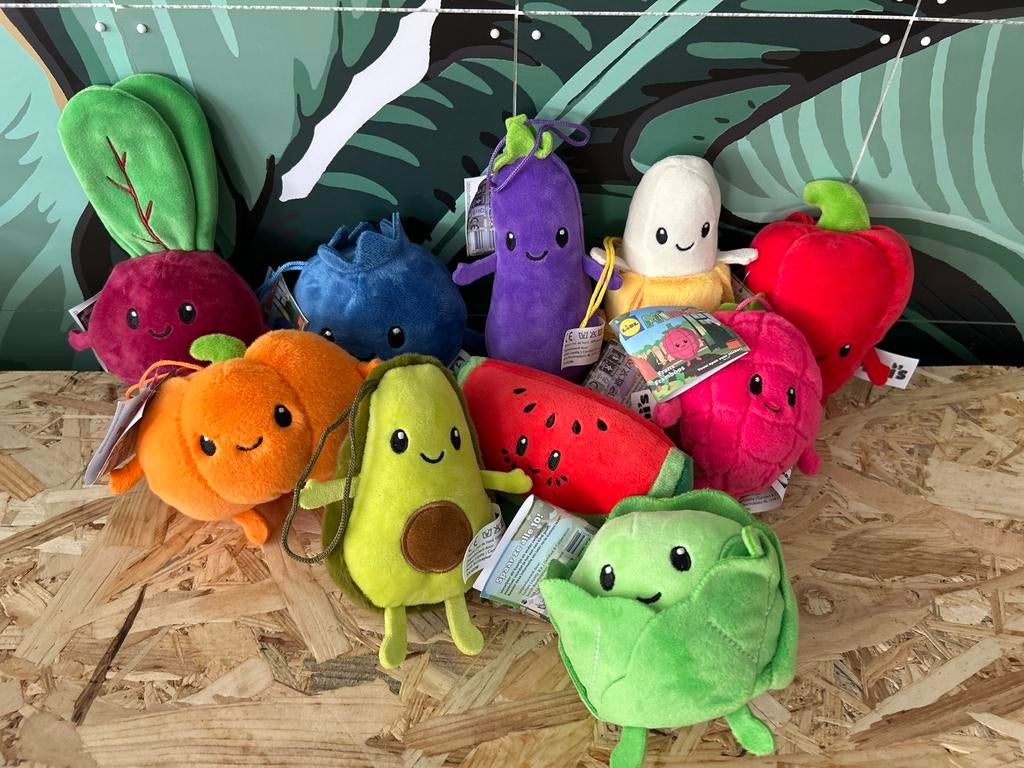 Lidl mini groente en fruit Knuffels, Lidl, Ophalen of Verzenden