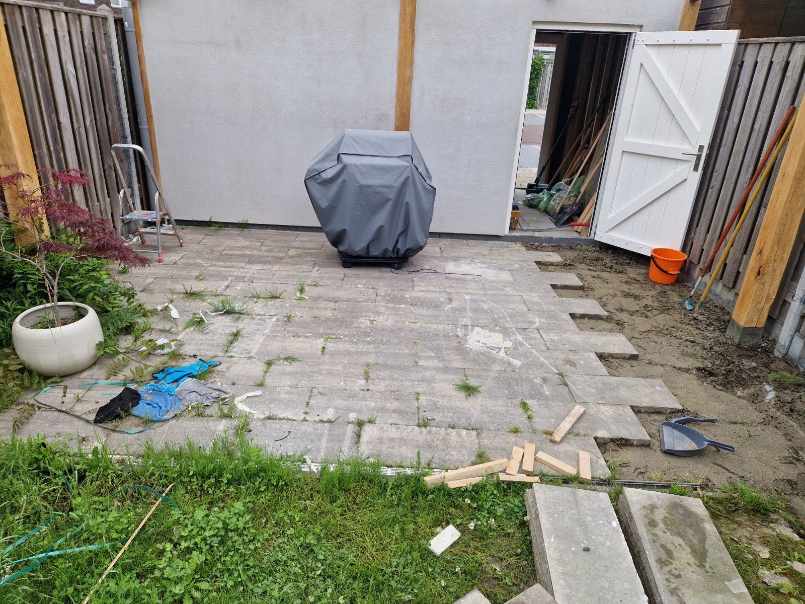 Gratis afhalen vandaag - mooie tuintegels 18m2, Tuin en Terras, Tegels en Klinkers, Ophalen of Verzenden, Beton, Terrastegels