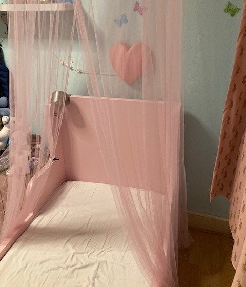 bed en kast voor meisjeskamer, Kinderen en Baby's, Kinderkamer | Complete kinderkamers, Ophalen, Zo goed als nieuw, Meisje