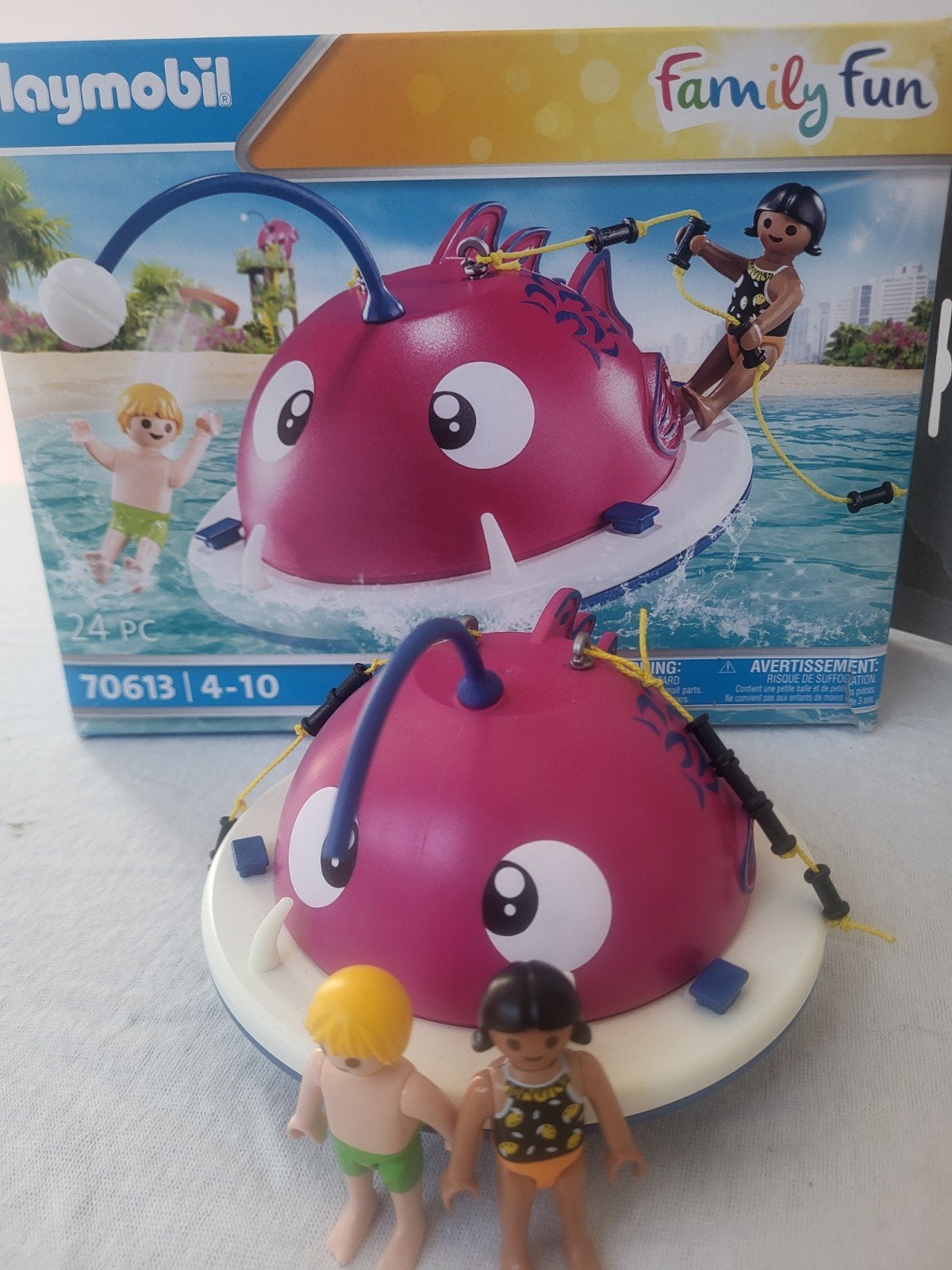 playmobil FamilyFun zwem eiland 70613, Gebruikt, Complete set, Overige typen, Family fun