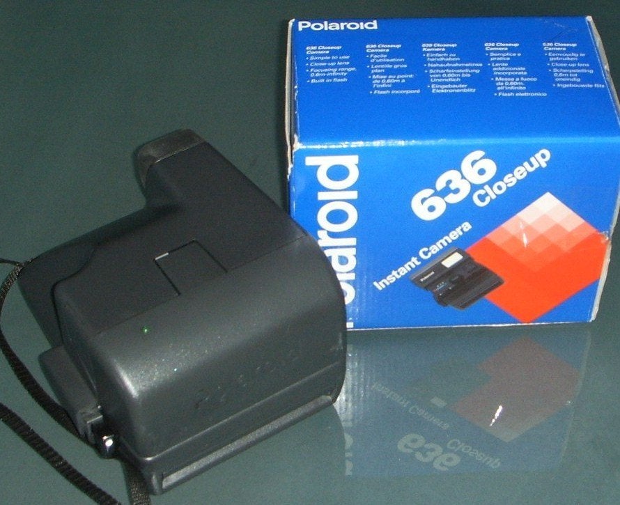 POLAROID 636 model Close-Up direct klaar camera nieuwstaat, Ophalen, Zo goed als nieuw, Polaroid, Polaroid