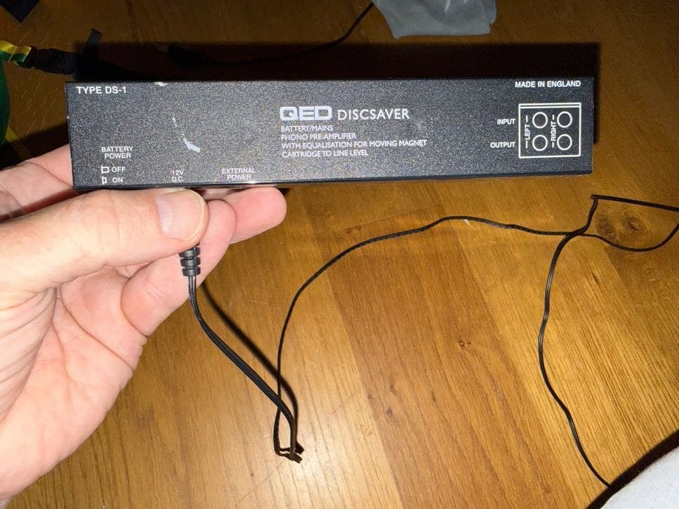 QED Discsaver DS-1 Phono Voorversterker, Ophalen of Verzenden, Gebruikt, Stereo, Overige merken