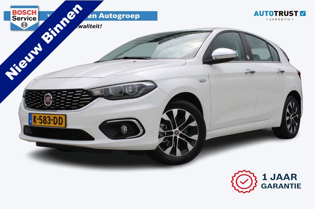 Fiat Tipo 1.4 Mirror | Incl. 12 maanden garantie | Cruise co, Auto's, Fiat, 12 maanden, Stof, Gebruikt, Euro 6