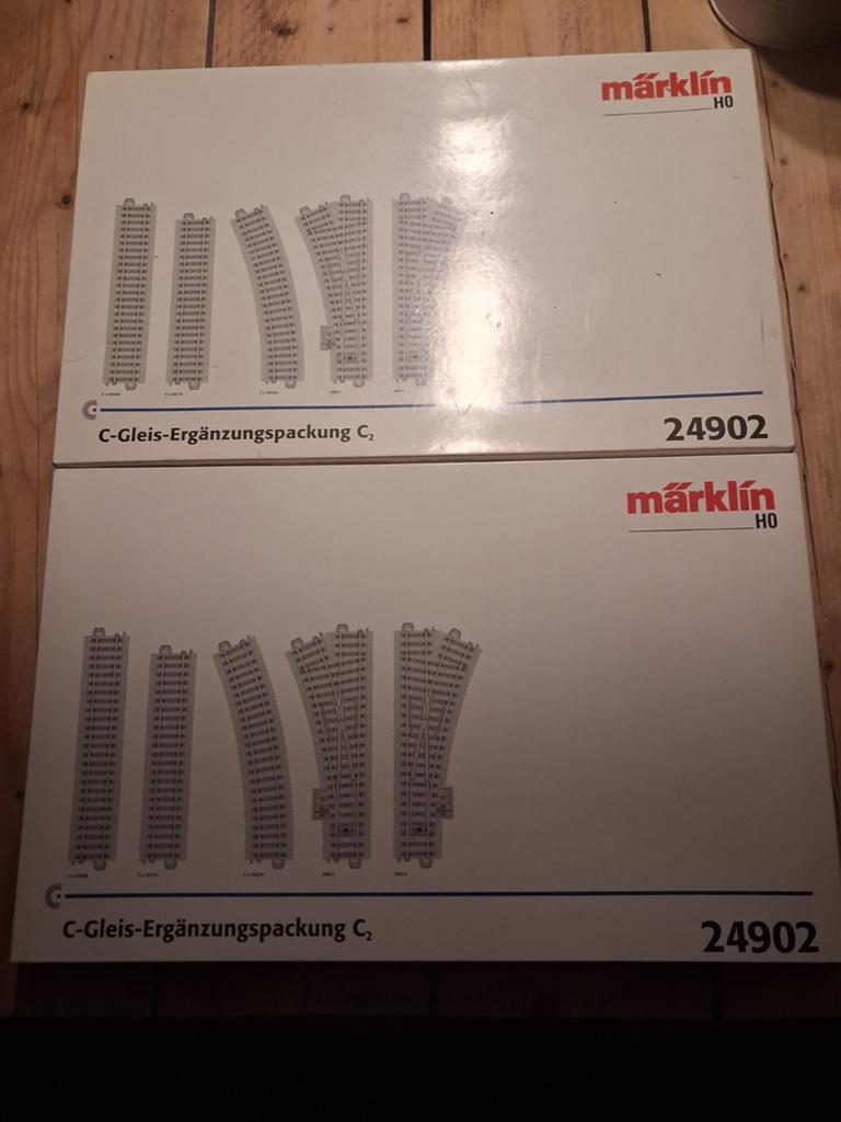 Marklin 24902, Wisselstroom, Gebruikt, Rails, Ophalen of Verzenden