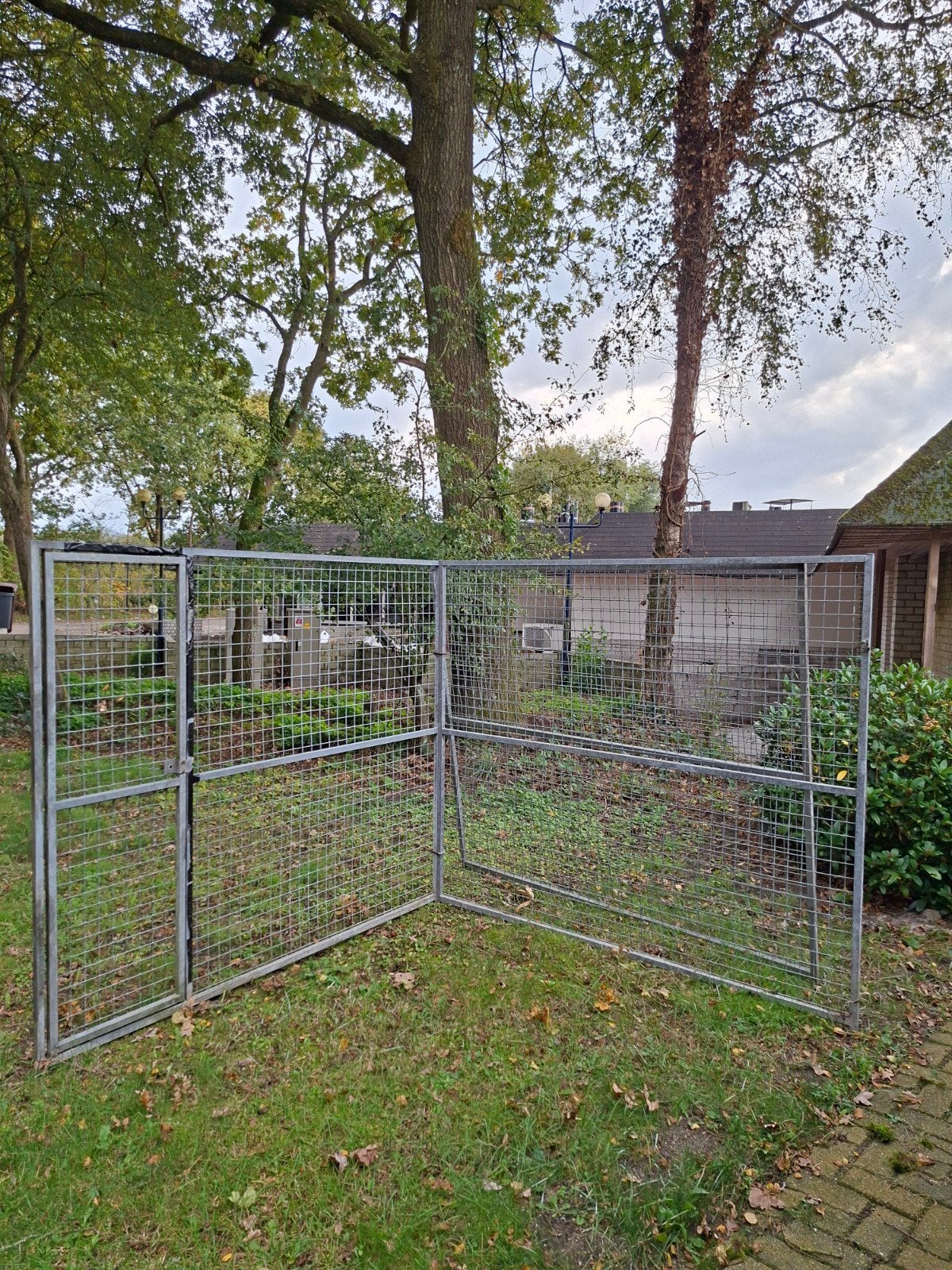 Kennel panelen 5x5, 4 stuks, Ophalen, IJzer, Tuinhek