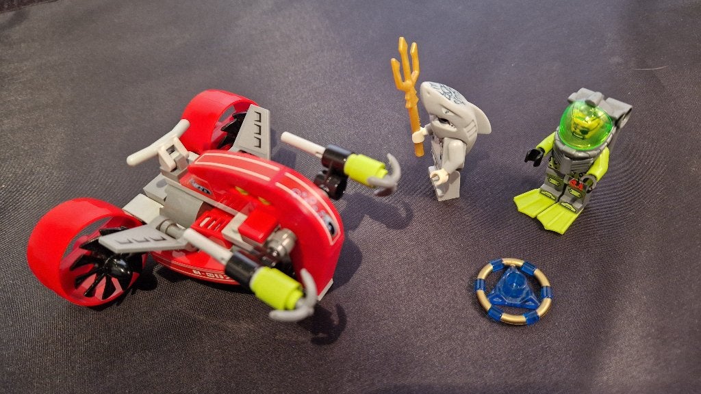 Lego Atlantis Wreck Raider - Set 8057, Gebruikt, Overige thema's, Lego, Ophalen of Verzenden