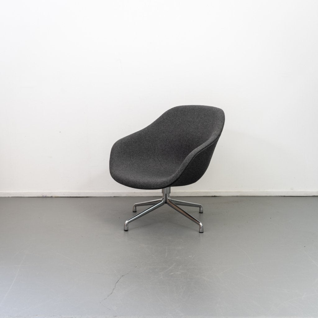 1 Hay About a lounge Chair AAL81 Grijs stof, Niet ingevuld, Niet ingevuld, Zo goed als nieuw, Stof