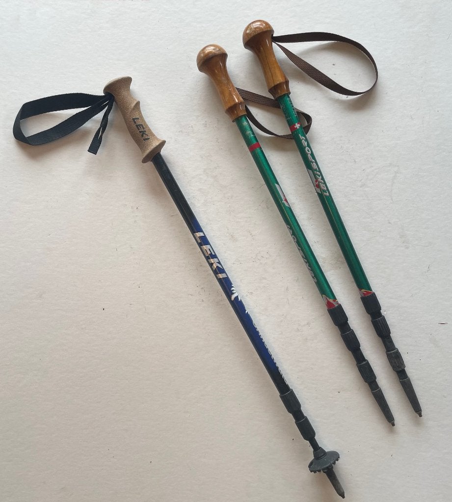 3 stuks Leki trekkingstok bergsport, Ophalen of Verzenden, Gebruikt, Wandelstok