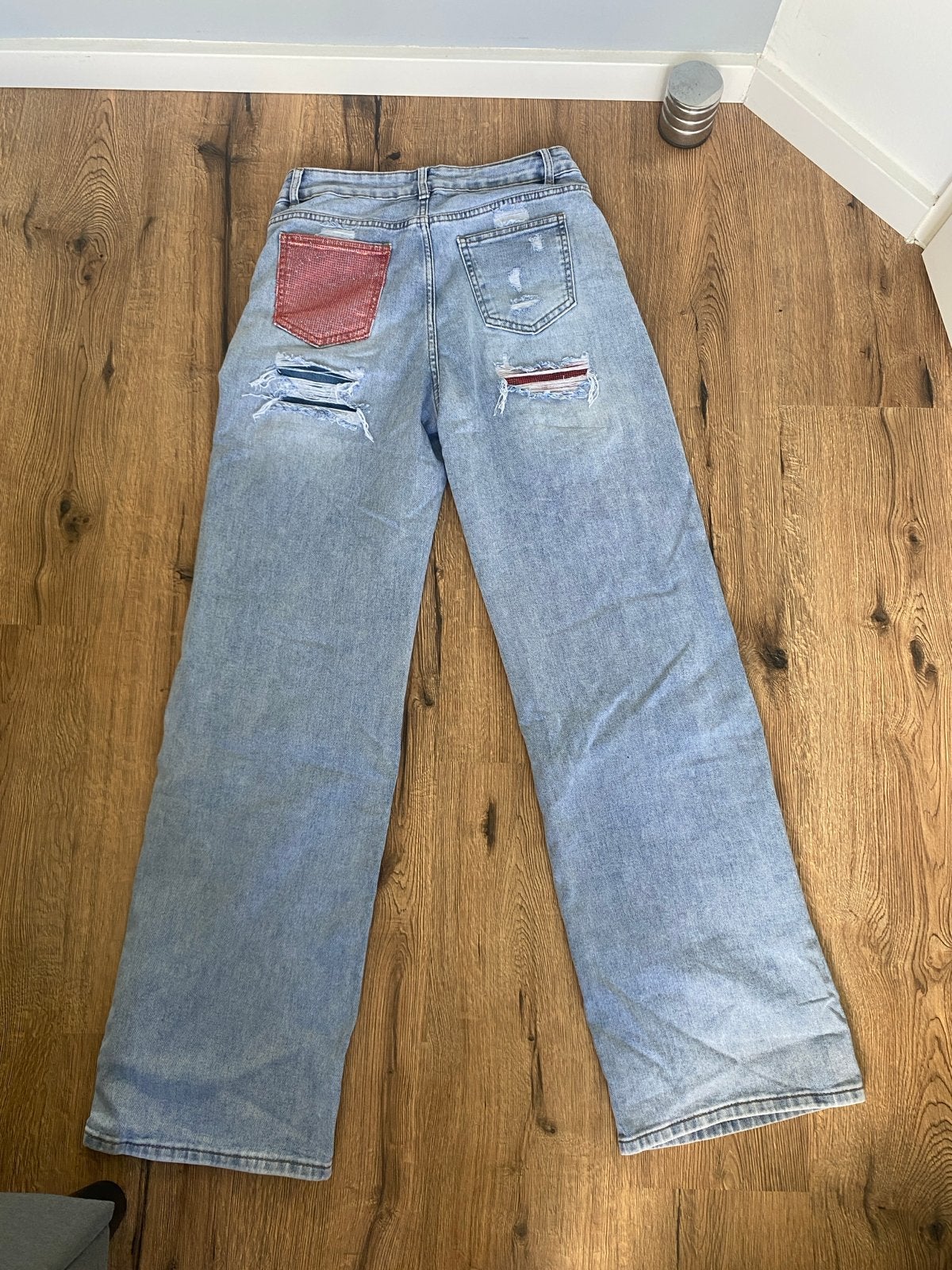 Hello Miss Premium Denim Jeans - Maat M, Ophalen of Verzenden, Zo goed als nieuw, Blauw, W30 - W32 (confectie 38/40)