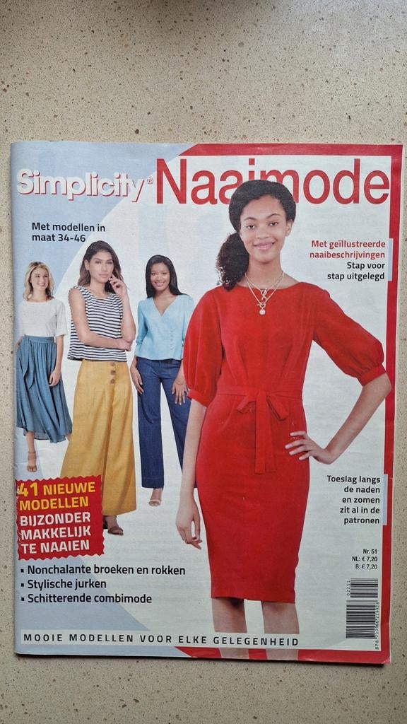 Simplicity naaimode, Hobby en Vrije tijd, Kledingpatronen, Ophalen of Verzenden, Vrouw