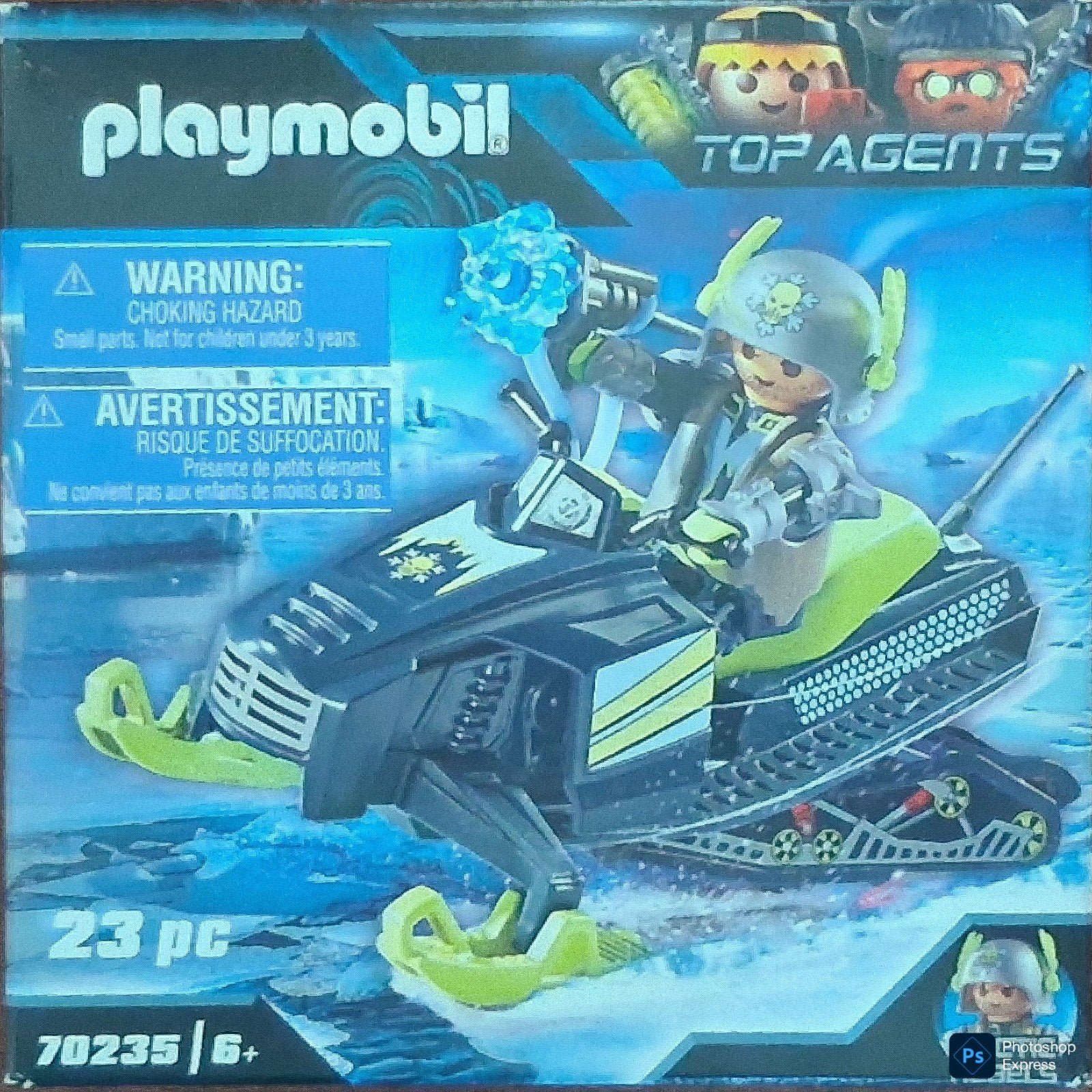 Top Agents Arctic Rebels Sneeuwscooter 70235, Ophalen of Verzenden, Zo goed als nieuw, Complete set
