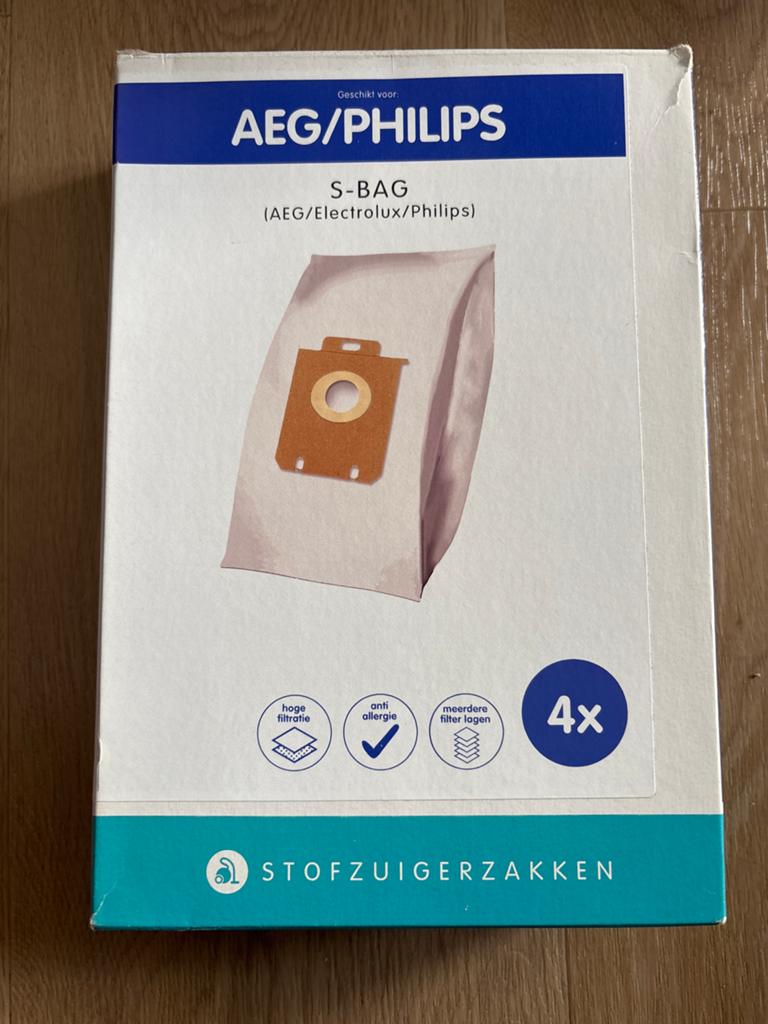 Stofzuigerzakken S-Bag (4 stuks) - Nieuw en Ongebruikt, Witgoed en Apparatuur, Stofzuigers, Stofzak, Nieuw, Ophalen of Verzenden