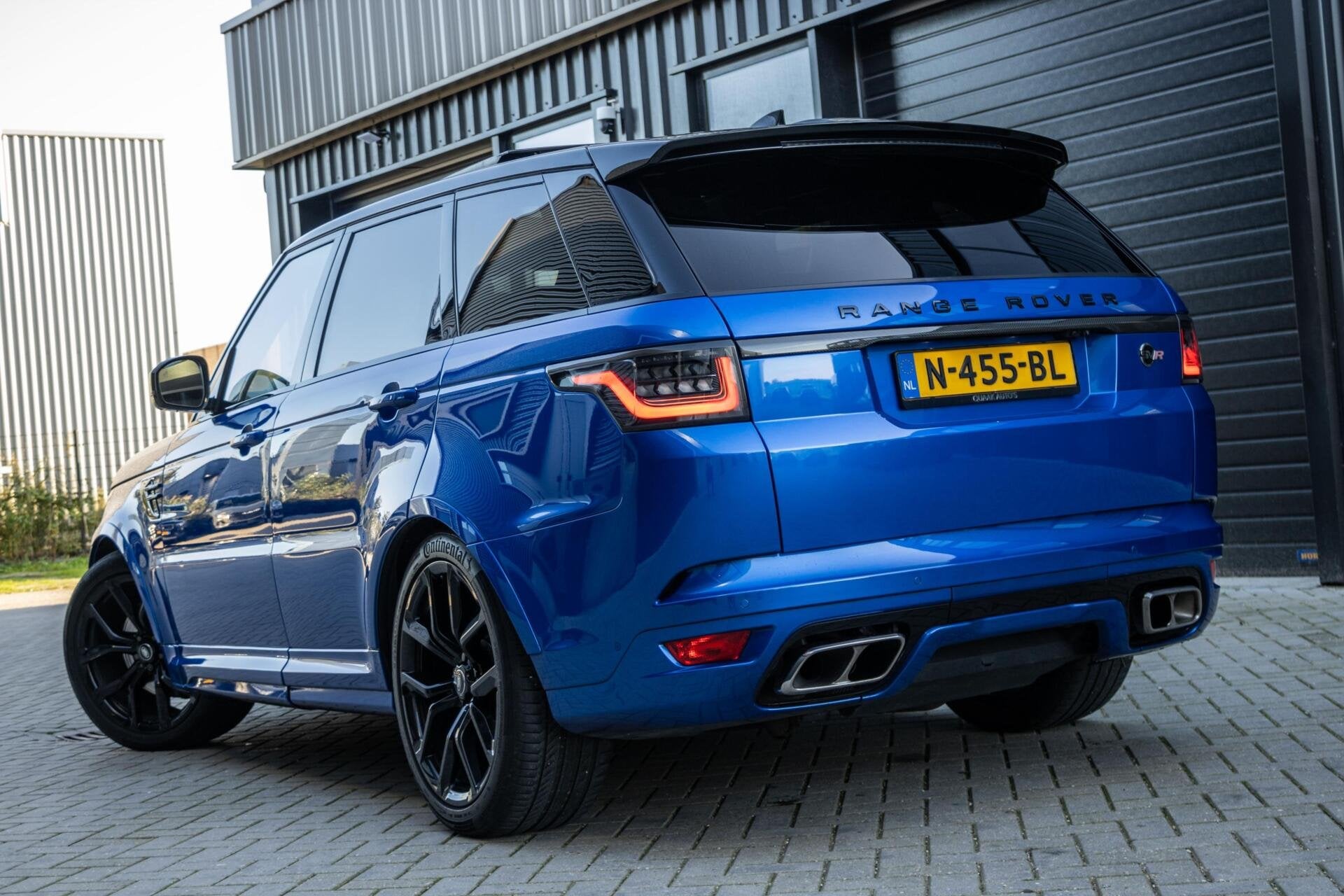 Land Rover Range Rover Sport SVR 5.0 V8 SC | PANO | TREKHAAK, Automaat, Blauw, 3000 kg, Leder