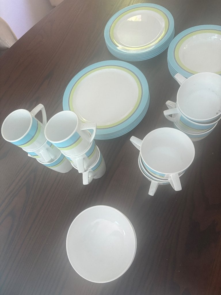 6 persoons heel mooi kampeer servies Mepal, Ophalen, Zo goed als nieuw
