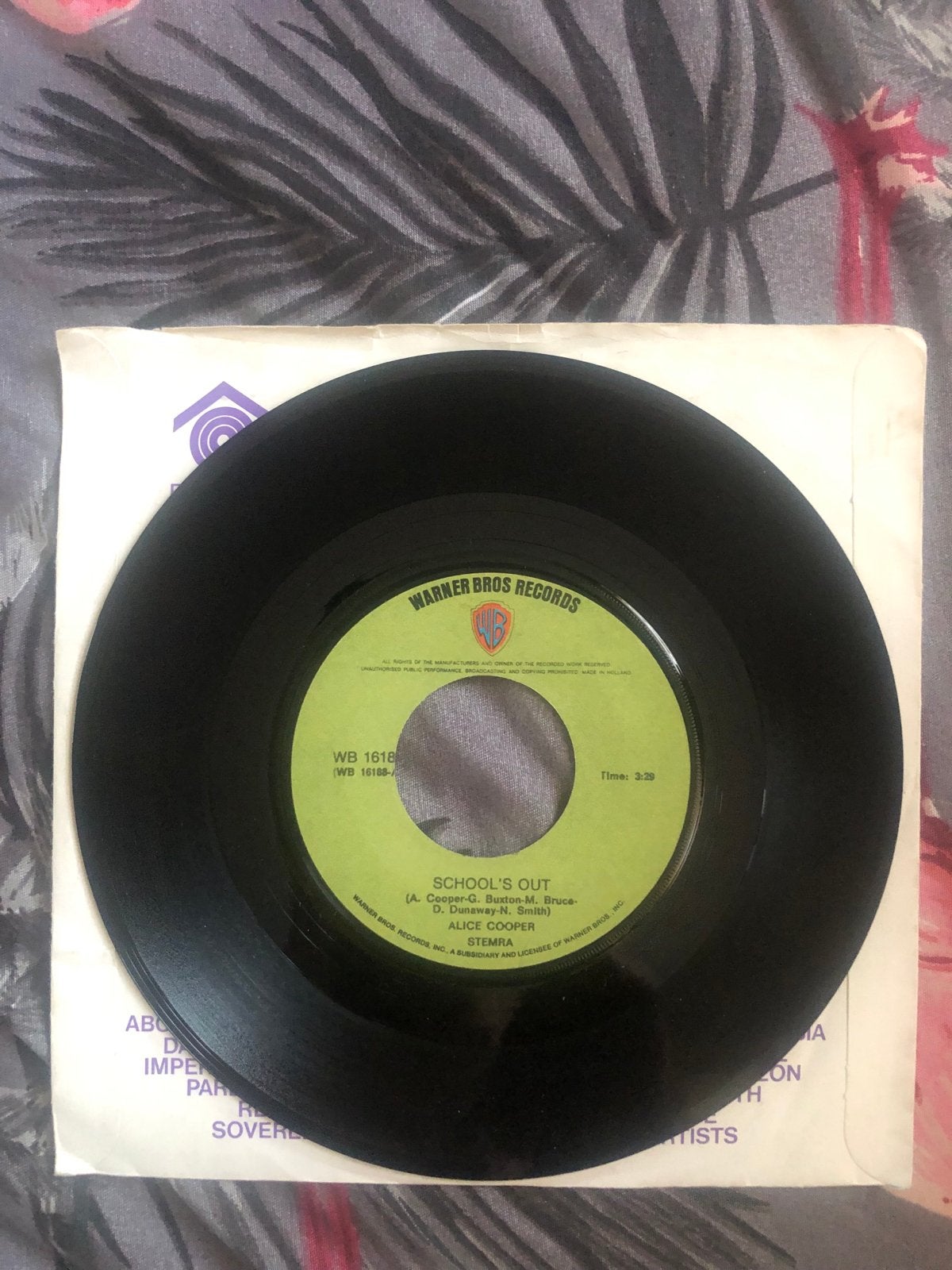 Alice Cooper - School's Out / Gutter Cat (7 inch vinyl), Gebruikt, 7 inch, Ophalen of Verzenden, EP