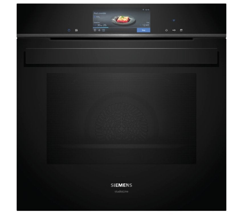 Siemens studioLine IQ700 Combi-oven met TFT-Touchdisplay Pro, Ophalen, Hete lucht, 60 cm of meer, Combi-oven