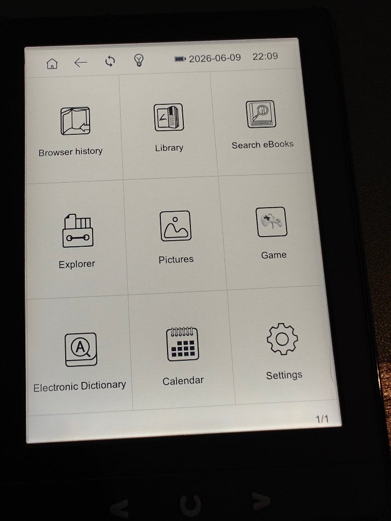 silvergear ereader, Computers en Software, E-readers, Ophalen, SilverGear, 6 inch of minder, Zo goed als nieuw