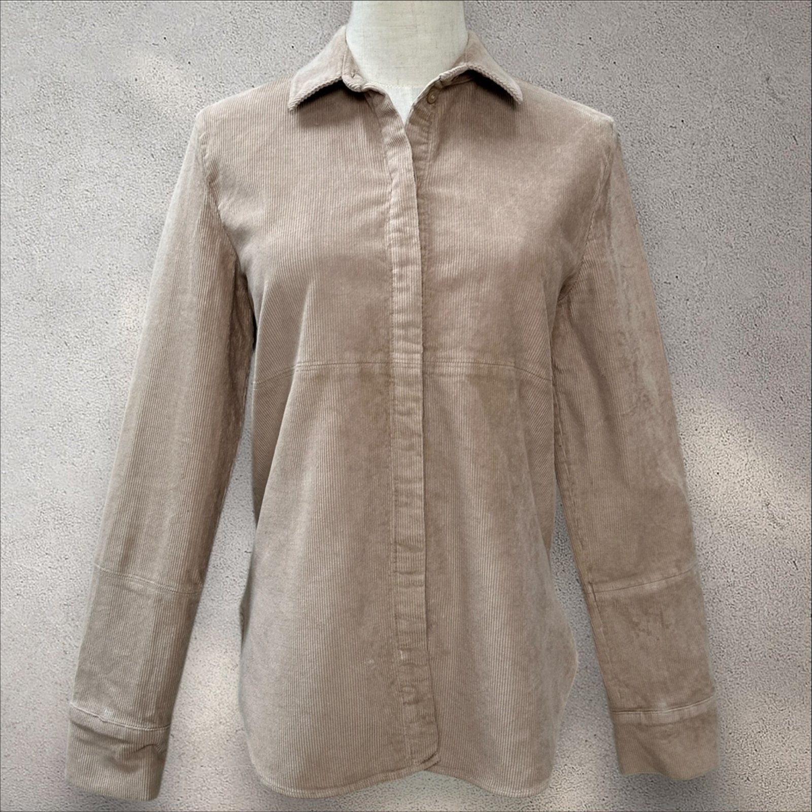 COS Corduroy Blouse - Beige - Maat 34 (XS), Ophalen of Verzenden, Zo goed als nieuw, Maat 34 (XS) of kleiner, Beige