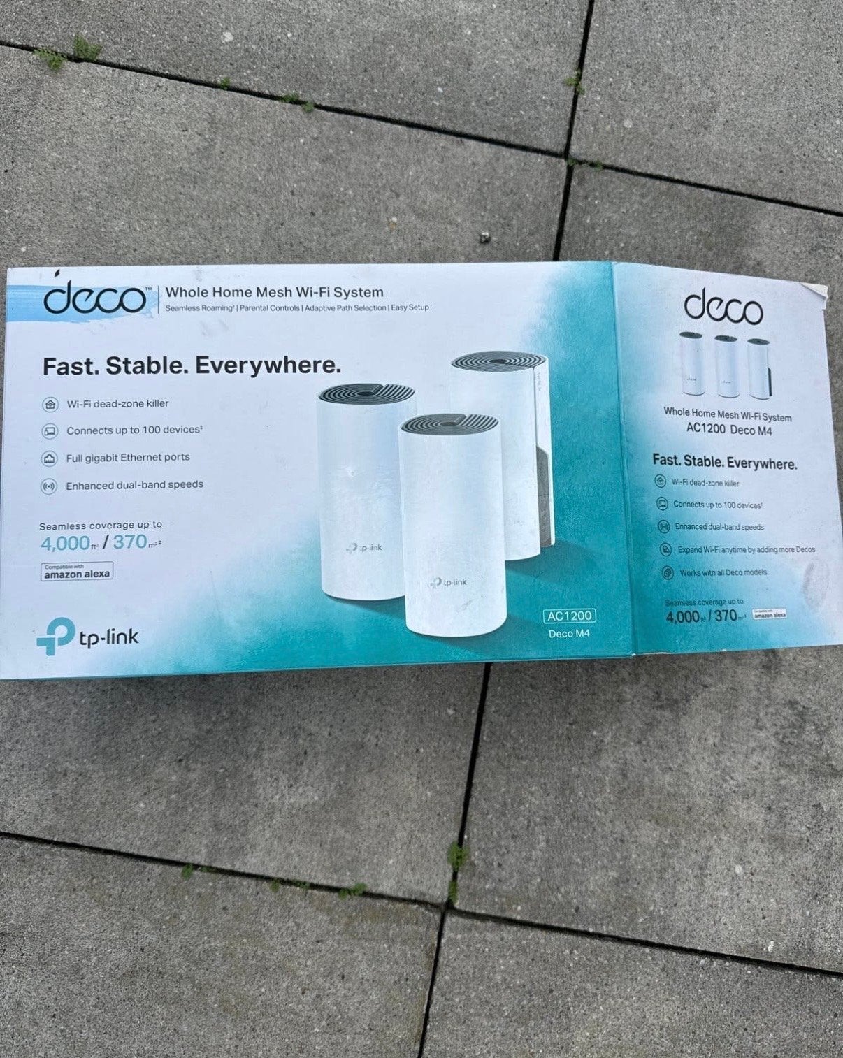 TP-Link Deco M4 AC1200 Whole Home Mesh Wi-Fi Systeem, Ophalen of Verzenden, Zo goed als nieuw, Router