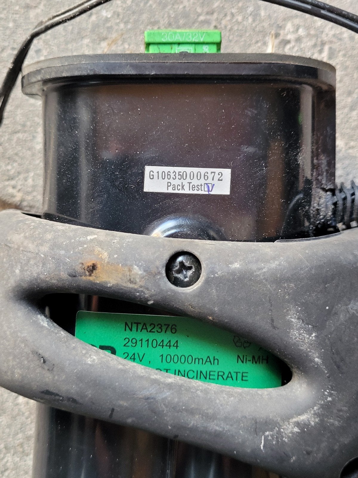 Banaan accu's NTA2376, Ophalen of Verzenden, Gebruikt