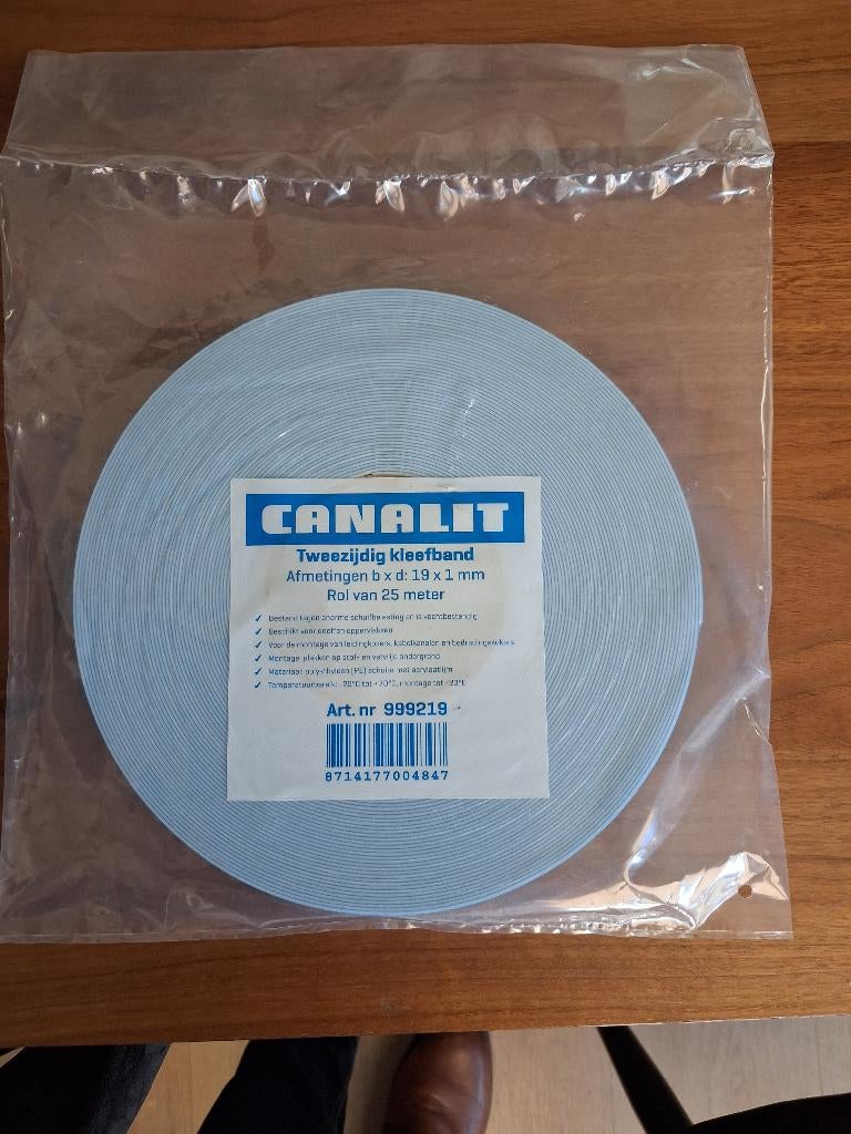 Canalit tweezijdig kleefband ( professioneel ) NIEUW, Minder dan 4 cm, Overige materialen, Nieuw, Ophalen of Verzenden