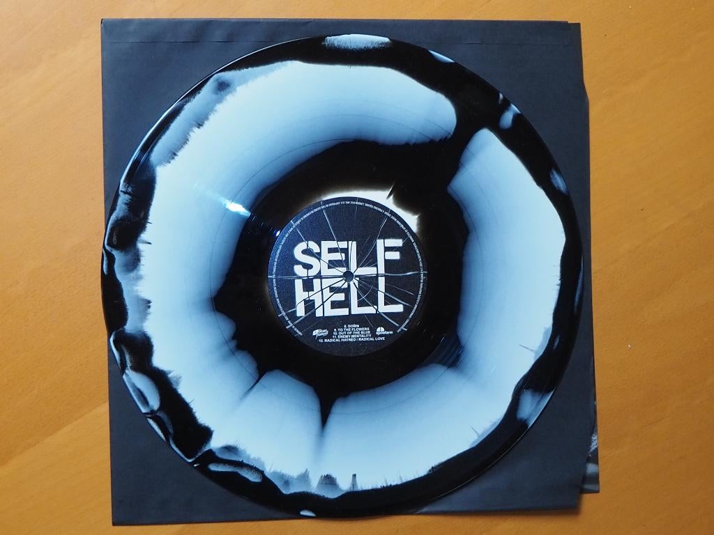 While She Sleeps Self Hell LP 	Metal Vinyl Black White Swirl, Gebruikt, Verzenden, 12 inch, Colored vinyl