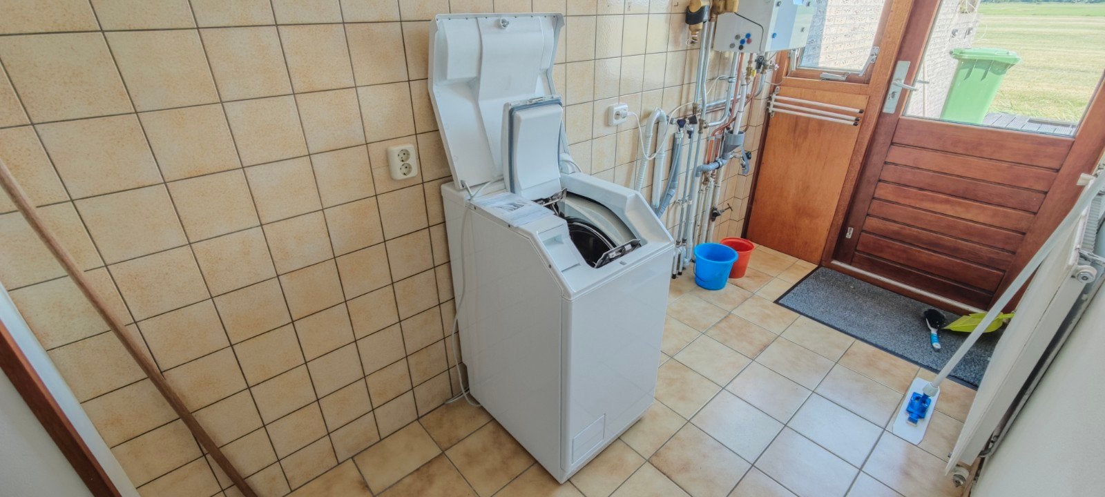 Miele W667 Bovenlader Wasmachine - Perfect voor Senioren, Ophalen, 1200 tot 1600 toeren, Gebruikt, 4 tot 6 kg